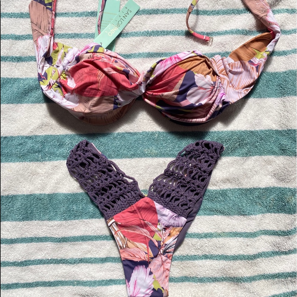 NWT San Lorenzo Bikini TOP